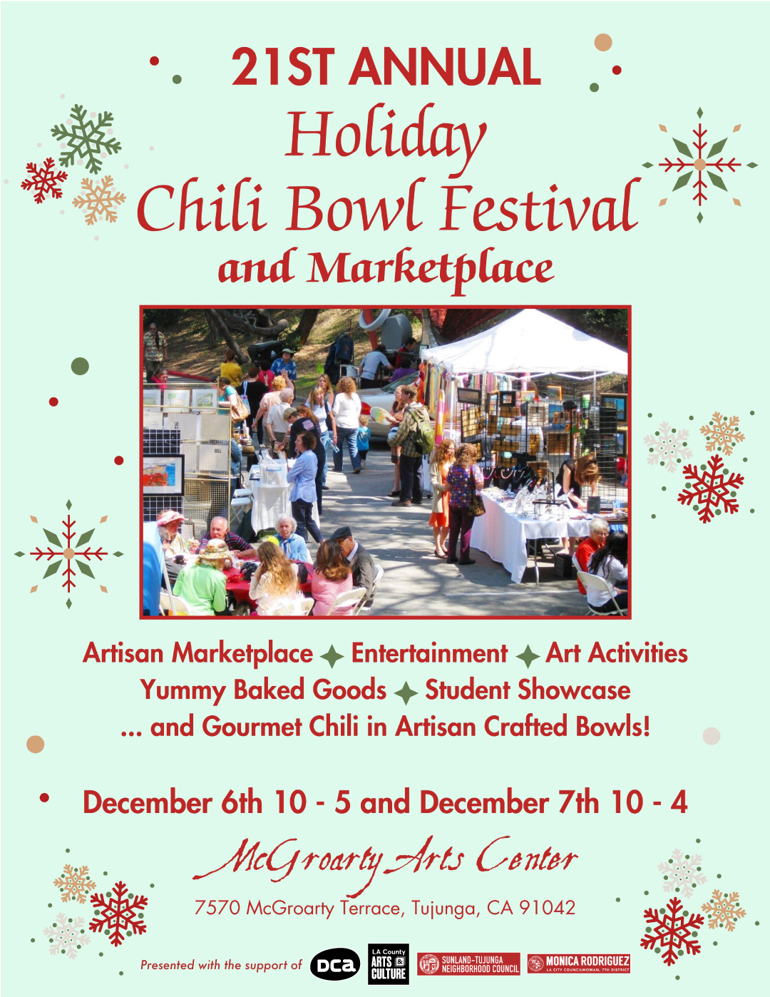 McGroarty Art Center Chili Bowl Festival - Saturday & Sunday