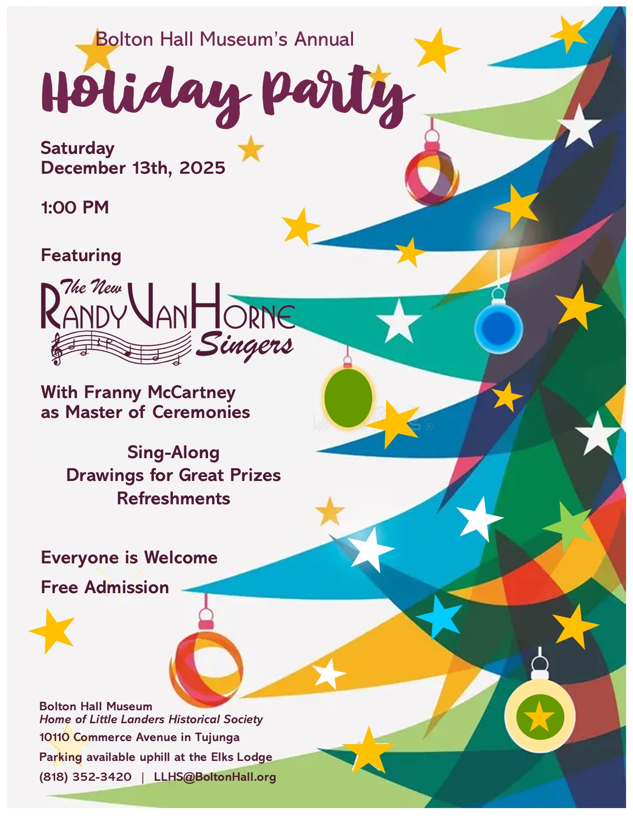 Holiday Party at Bolton Hall